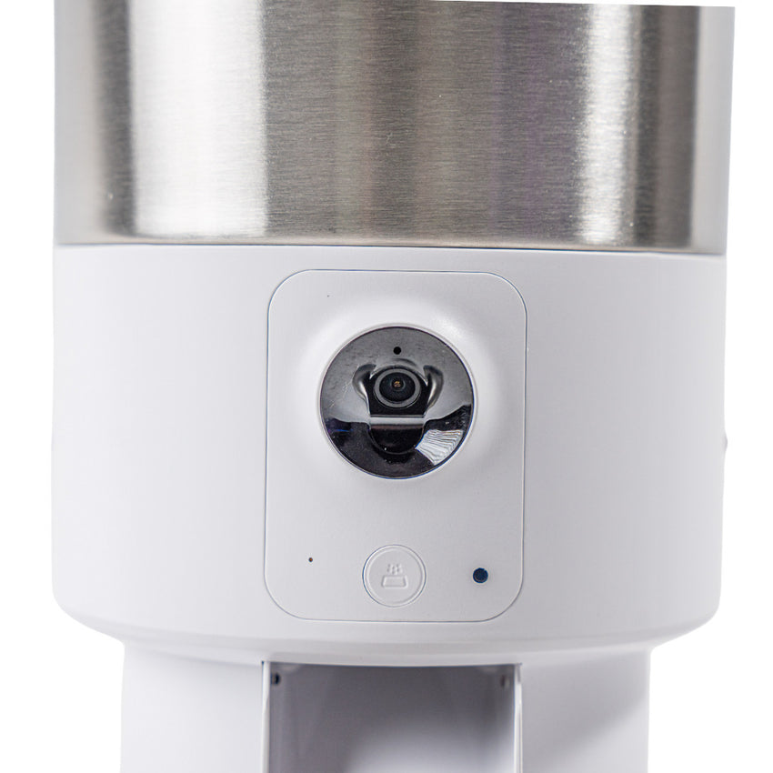 RESIGILAT - Hranitor automat Smart SHAW® PRO V3 pentru caini si pisici, Aplicatie mobila, Camera video, Programare hra