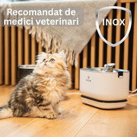 RESIGILAT - Fantana de apa smart SHAW® PRO V3 cu baterie si senzor, aplicatie mobila, sterilizare UV, pompa wireless