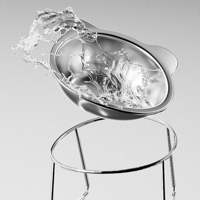 Bol din Inox cu suport ergonomic SHAW pentru Pisici si Caini