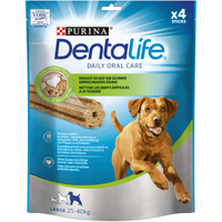 Recompense dentare pentru caini de talie mare Dentalife, 4x142g, Purina