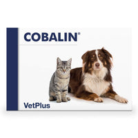 Supliment cu vitamina B12 si B9 pentru caini si pisici Cobalin, 60 capsule, VetPlus