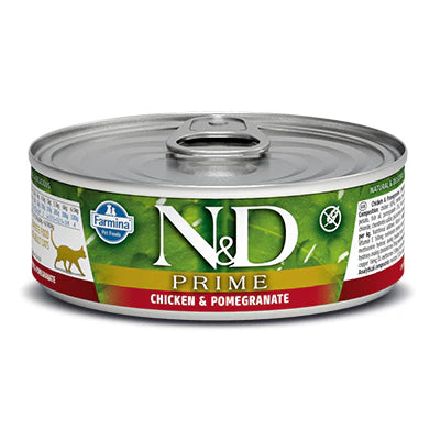 Hrana umeda pentru pisici - Farmina N&D Prime Pisica Pui si Rodie 70g