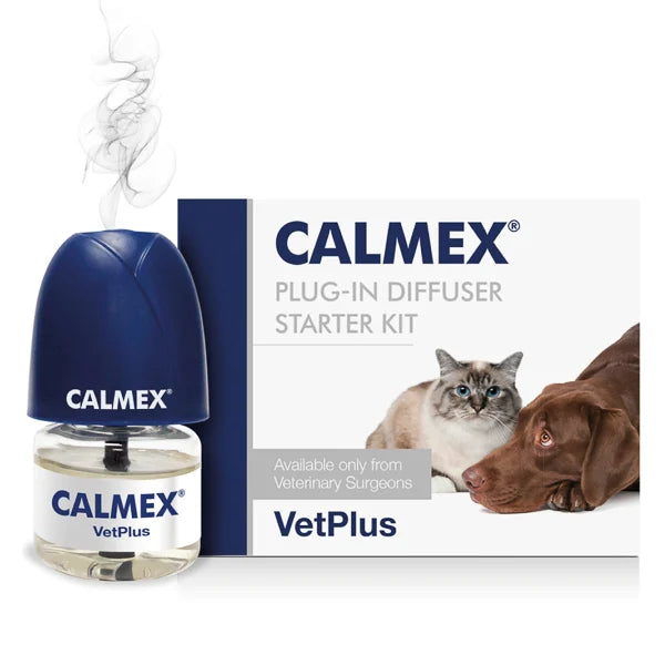 Difuzor calmant pentru animale cu rezerva Calmex Starter Pack