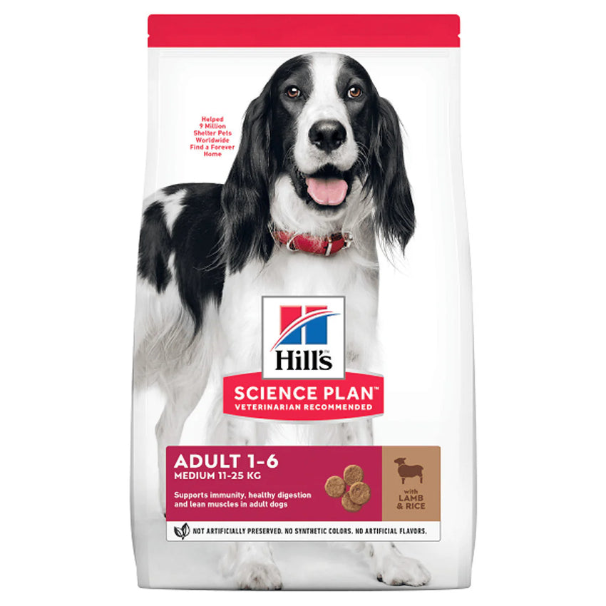 Hrana pentru caini HILL'S SCIENCE PLAN Adult cu miel si orez 2,5 Kg