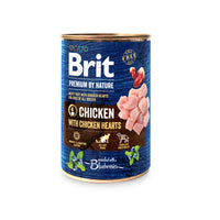 Hrana umedă completă pentru câini - BRIT Premium by Nature Chicken & Hearts 400g
