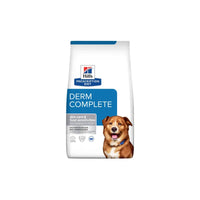 Hrana Uscata Dietetica pentru Caini Hill’s Prescription Diet Derm Complete 4kg, Suport pentru Piele Sensibila si Alergii