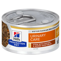 Hrana Umeda Dietetica pentru Pisici Hill’s Prescription Diet c/d cu Pui si Legume 82g, Suport Urinar