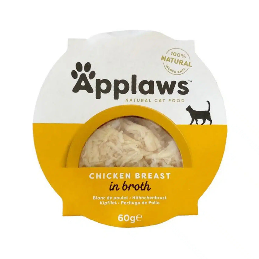 Hrana umeda complementara pentru pisici - APPLAWS Cat Bol 60g Piept de pui & orez
