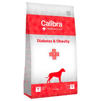 Hrana uscata dietetica pentru caini diabetici si supraponderali Calibra Veterinary Diets Diabetes & Obesity, 2kg