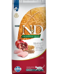 Farmina N&D Ancestral Grain Hrana Uscata Pisici Adulte, cu Pui, Cereale Ancestrale, 1.5kg