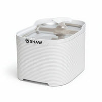 Fantana automata de apa SHAW Fresh pentru caini si pisici, tava din inox, capacitate 2.5L, pompa silentioasa, apa filtrata continuu