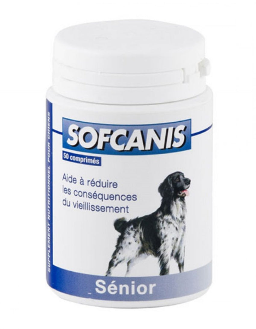 Supliment antioxidant pentru caini seniori Sofcanis Canin Senior, 50 comprimate, Laboratoires Moureau