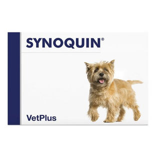 VetPlus Synoquin EFA Supliment Articular Caini Rase Medii, Glucozamina & Condroitina, 30 tab