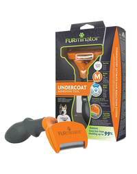 Furminator Perie DeShedder pentru caini de talie medie cu par scurt Undercoat, marimea M
