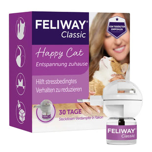 Difuzor cu Feromoni pentru Pisici Feliway Classic Difuzor + Rezerva 48ml, Reducerea Stresului si Adaptare Usoara in Casa