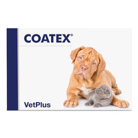 Supliment pentru piele si blana caini si pisici Coatex, 60 capsule, VetPlus