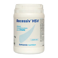 Supliment cu glutamina pentru imunitate la pisici Sofcanis Recessiv HSV, pudra orala, 110g, Laboratoires Moureau
