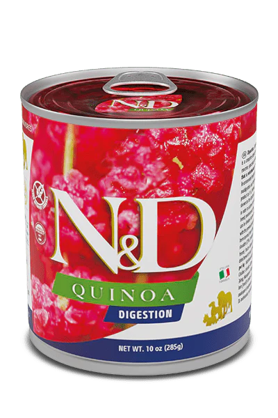 Hrana umeda pentru caini cu digestie sensibila - Farmina N&D Quinoa Caine Adult Digestie Miel 285g