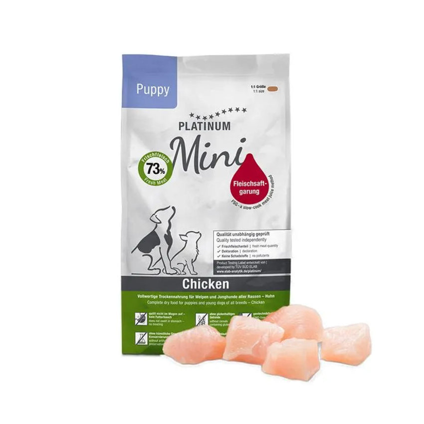 Platinum Hrana Uscata Catei Rase Mici Mini Junior, cu Pui, Fara Cereale, 900g