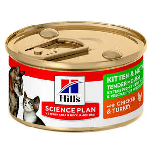 Hrana Umeda pentru Pisoi si Pisici Gestante Hill’s Science Plan Kitten & Mother Mousse 85g, Nutritie Completa Premium