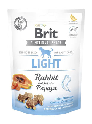 Recompense functionale pentru caini, controlul greutatii - BRIT CARE Dog Snack Light Rabbit 150g