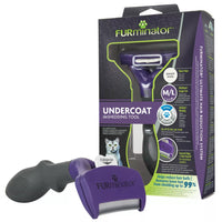 Furminator perie DeShedder pentru pisici de talie Medie/Mare cu par scurt Undercoat, marimea M/L
