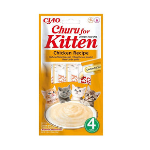 Gustare cremoasa pentru pisoi - CHURU Cat for Kitten Chicken Recipe 4P