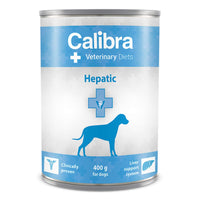 Hrana umeda dietetica pentru caini cu afectiuni hepatice Calibra Veterinary Diets Hepatic, conserva 400g
