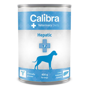 Hrana umeda dietetica pentru caini cu afectiuni hepatice Calibra Veterinary Diets Hepatic, conserva 400g