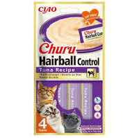 Gustare cremoasa pentru pisici, control ghemotoace de par - CHURU Cat Hairball Control Tuna Recipe 4P