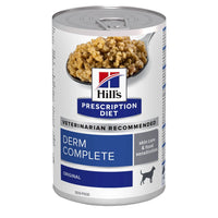 Hrana uscata pentru caini Hill's Prescription Diet Derm Complete – dieta veterinara pentru afectiuni dermatologice si alergii