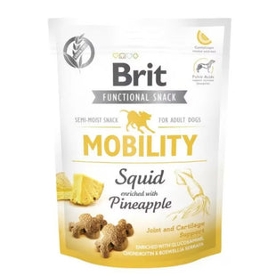 Recompense functionale pentru caini, cu calamar - BRIT Care Dog Snack Mobility Squid 150g