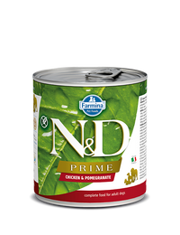 Hrana umeda pentru caini - Farmina N&D Prime Caine Pui si Rodie 285g