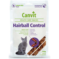 Gustări funcționale pentru pisici - CANVIT Health Care Snack Hairball 100g
