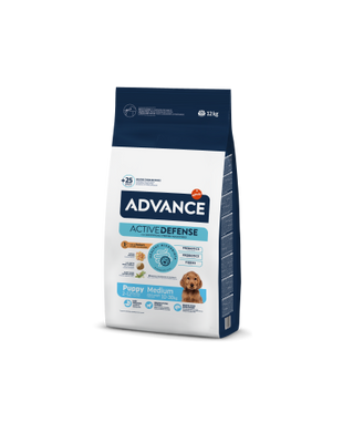 Hrana uscata pentru catei de talie medie, protectie digestiva si imunitate - ADVANCE Dog Medium Puppy Protect 12 kg
