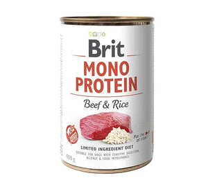Hrana uscata pentru caini, formula cu proteina unica - BRIT Mono Protein Beef & Rice 400g
