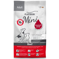 Hrana uscata caini talie mica Platinum Dog Mini Adult cu Vita 900g