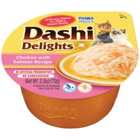 Hrana umeda pentru pisici, cu pui si somon, in supa dashi - CHURU Cat Dashi Delights Chicken & Salmon Recipe