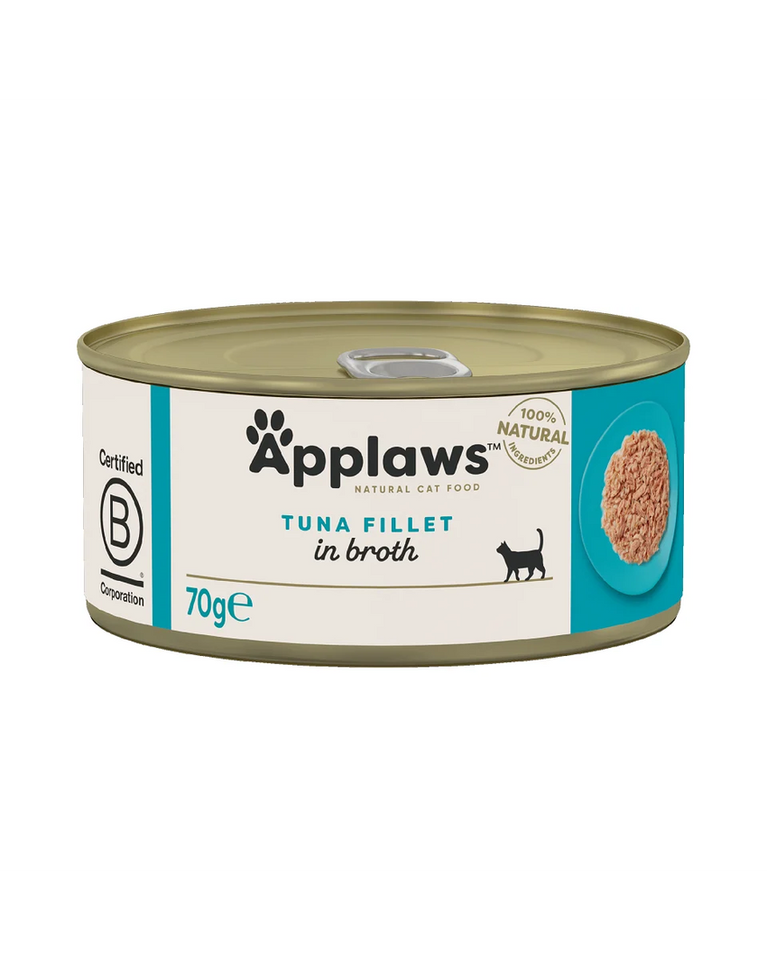 Hrana umeda pentru pisici, file de ton - APPLAWS Cat File Ton 70g