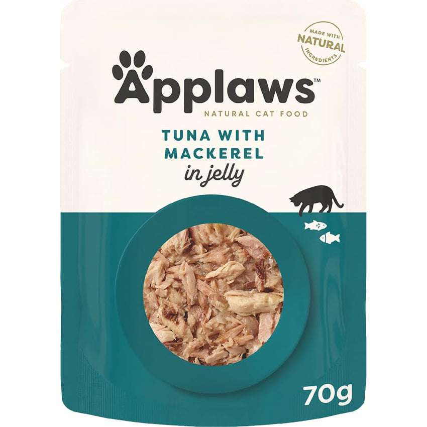 Hrana umeda complementara pentru pisici - APPLAWS Cat plic 70g Ton cu macrou