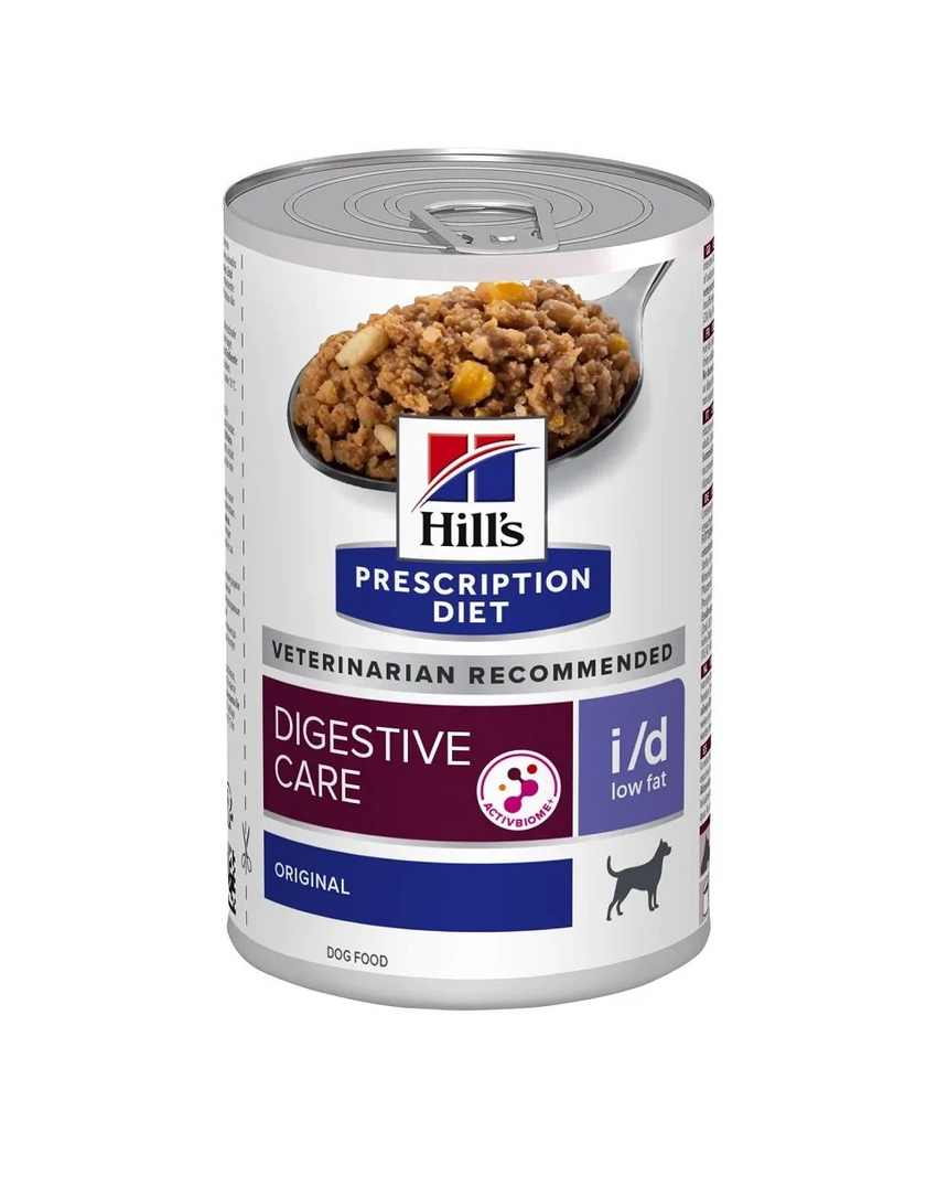 Hill's Prescription Diet Hrana Umeda Caini i/d Low Fat Original, Digestive Care, 360g