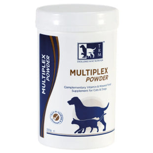 Supliment multivitamine si minerale pentru caini si pisici Multiplex Powder, 200g, TRM