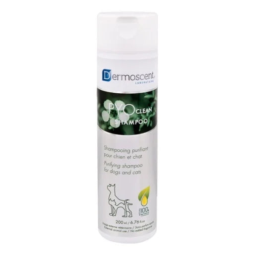 Sampon dermatologic pentru caini si pisici Dermoscent PYOclean Shampoo 200ml