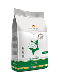Hrana uscata hipoalergenica pentru pisici cu iepure Cat Allergy, 3kg, Vet-Concept