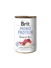 Hrana uscata pentru caini, proteina unica de miel - BRIT Mono Protein Lamb 400g