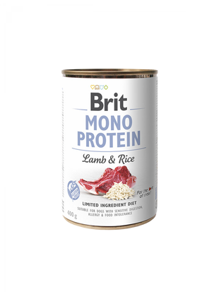 Hrana uscata pentru caini, proteina unica de miel - BRIT Mono Protein Lamb 400g