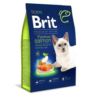 Hrana uscata pentru pisici sterilizate cu somon - BRIT Premium by Nature Cat Sterilized Salmon 1,5kg
