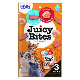 Recompense moi pentru pisici cu peste si scoici Churu Cat Juicy Bites, Inaba