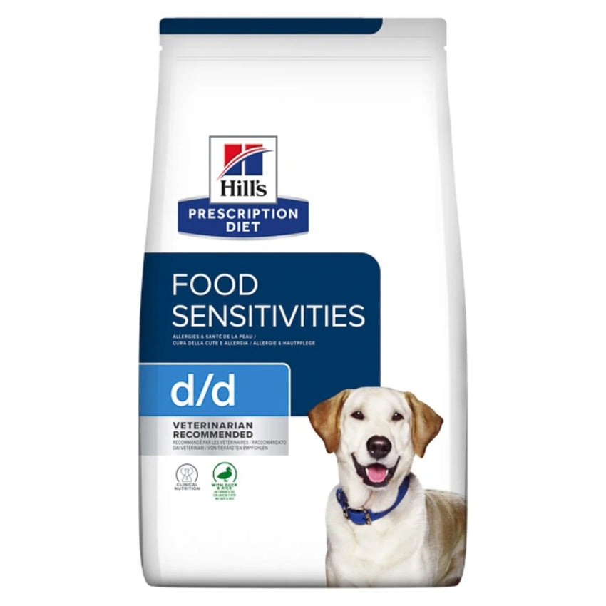 Hrana uscata pentru caini Hill's Prescription Diet D/D Duck & Rice – dieta veterinara cu rata si orez pentru sensibilitati alimentare