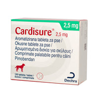 Medicament cardiac pentru caini Cardisure 2,5mg, 10 tablete, blister, Dechra